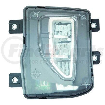 335-2045L-AS by DEPO - Fog Light, LH, Black Housing, Clear Lens