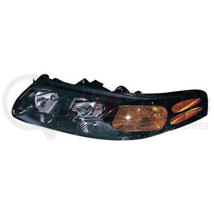 336-1109L-AS by DEPO - Headlight, LH, Black Housing, Clear Lens