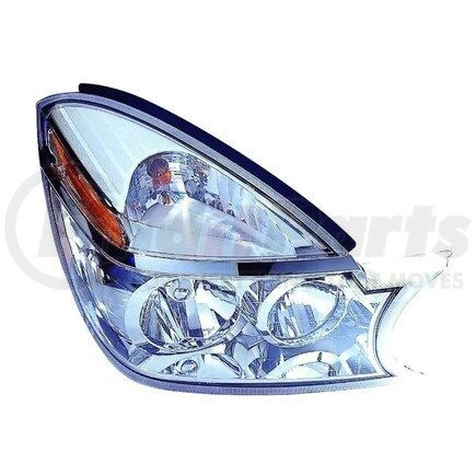 336-1112R-AS by DEPO - Headlight, RH, Chrome Housing, Clear Lens