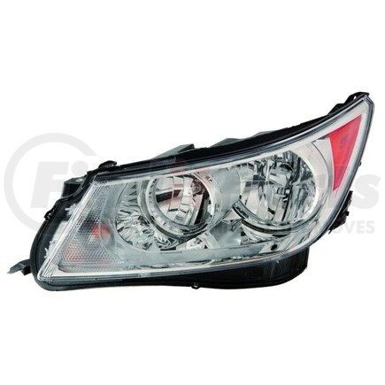 336-1121L-AC by DEPO - Headlight, LH, Chrome Housing, Clear Lens, CAPA Certified