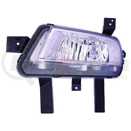 336-2015L-AC by DEPO - Fog Light, LH, Chrome Housing, Clear Lens, CAPA Certified