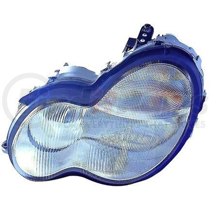 340-1107L-USH by DEPO - Headlight, LH, Chrome Housing, Clear Lens, without Bulb and Ballast