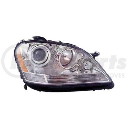 340-1120R-AC by DEPO - Headlight, RH, Chrome Housing, Clear Lens, with Projector, CAPA Certified