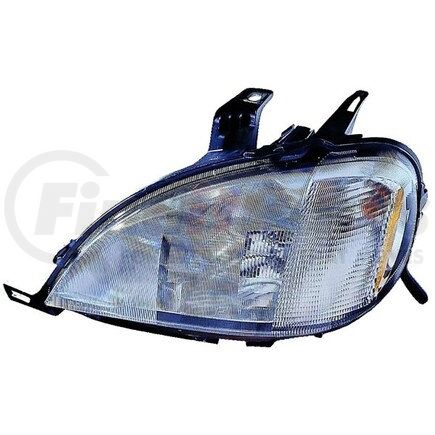 340-1103L-AS by DEPO - Headlight, LH, Chrome Housing, Clear Lens