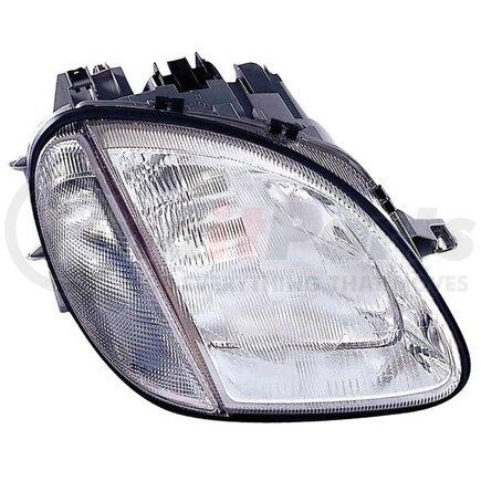 340-1122R-ASC by DEPO - Headlight, RH, Assembly, Chrome Housing, Clear Lens