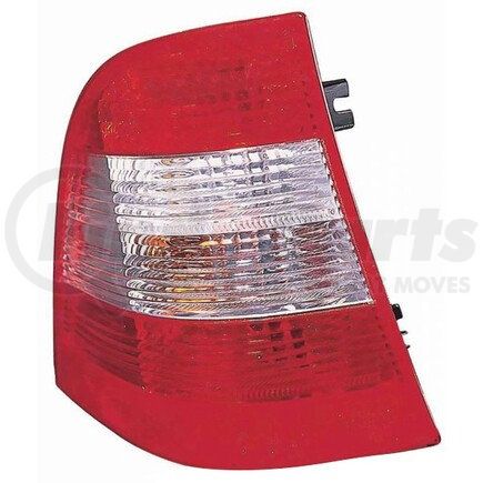 340-1904R-AS by DEPO - Tail Light, RH, Chrome Housing, Red/Clear Lens