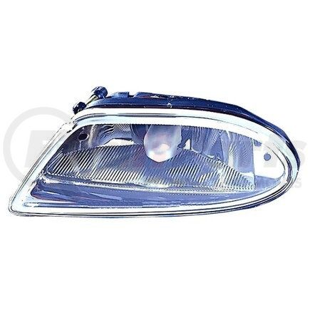 340-2001L-AQ by DEPO - Fog Light, LH, Chrome Housing, Clear Lens