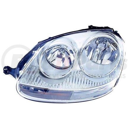 341-1118L-AC by DEPO - Headlight, LH, Chrome Housing, Clear Lens, CAPA Certified