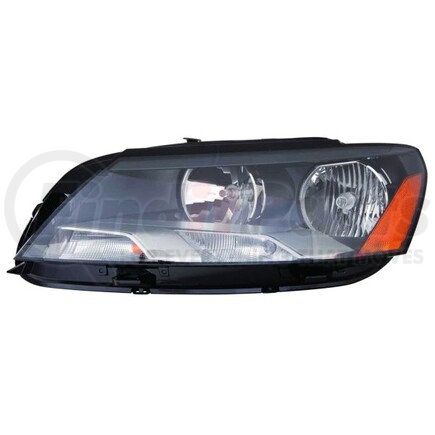 341-1131L-AC2 by DEPO - Headlight, LH, Black/Chrome Housing, Clear Lens, CAPA Certified