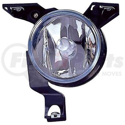 341-2005L-AQ by DEPO - Fog Light, LH, Chrome Housing, Clear Lens