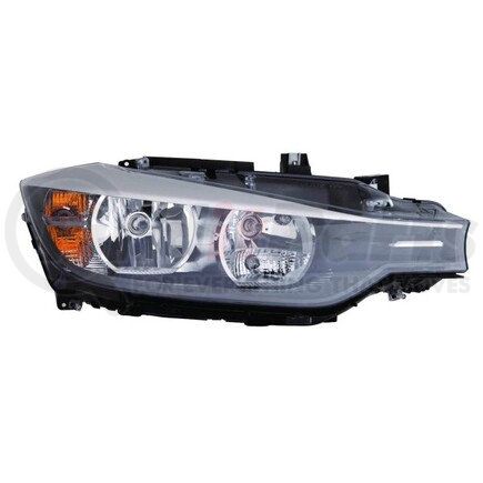 344-1138R-AS2 by DEPO - Headlight, RH, Black Housing, Clear Lens