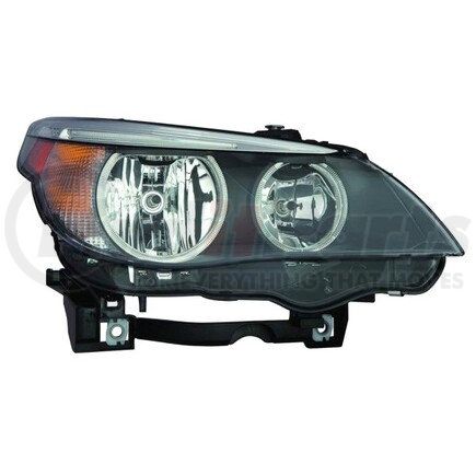 344-1146R-AS2 by DEPO - Headlight, RH, Black/Chrome Housing, Clear Lens