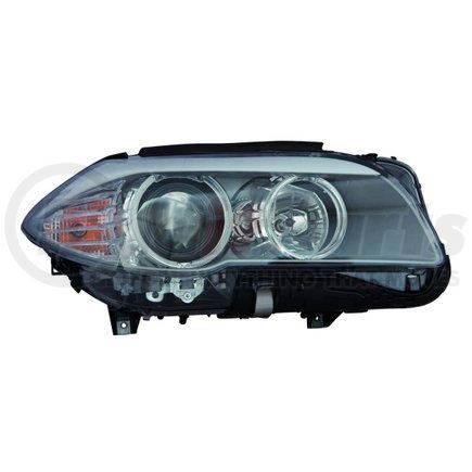 344-1143R-AS2 by DEPO - Headlight, RH, Chrome Housing, Clear Lens, with Projector, LED