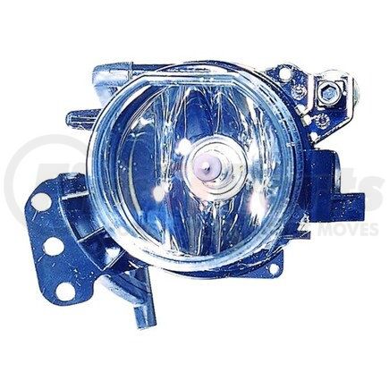 344-2007L-AQ by DEPO - Fog Light, LH, Chrome Housing, Clear Lens