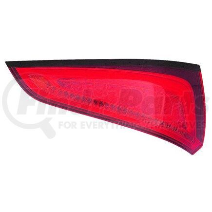 346-1914R-AS by DEPO - Tail Light, RH, Inner, Liftgate Mounted, Chrome Housing, Red Lens, Fiber Optic, LED