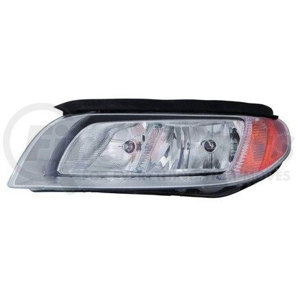 373-1116L-AS1 by DEPO - Headlight, LH, Chrome Housing, Clear Lens,