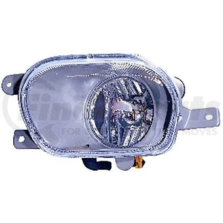 373-2002L-AQ by DEPO - Fog Light, LH, Chrome Housing, Clear Lens