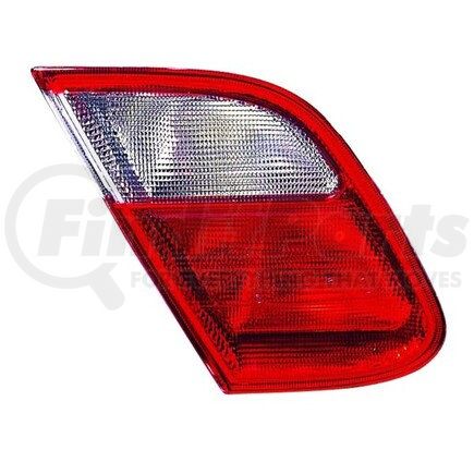 440-1308L-UE by DEPO - Tail Light, LH, Inner, Trunk Lid Mounted, Chrome Housing, Red/Clear Lens