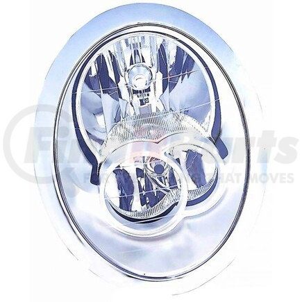 382-1102R-AS by DEPO - Headlight, RH, Chrome Housing, Clear Lens