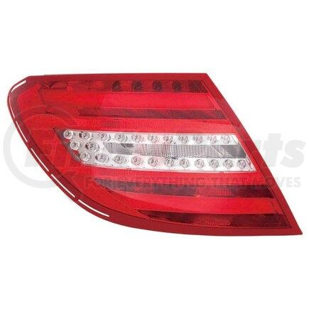 440-1983R-AS by DEPO - Tail Light, RH, Chrome Housing, Red/Clear Lens, Fiber Optic, LED