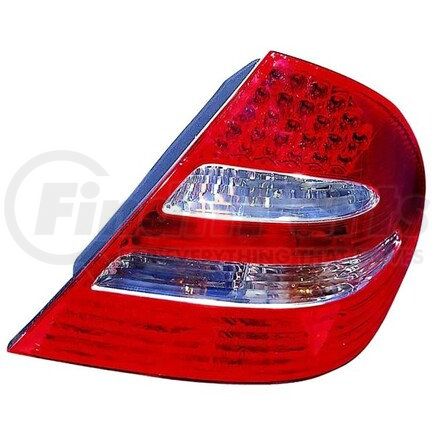 440-1922R-UQ by DEPO - Tail Light, RH, Chrome Housing, Red/Clear Lens, LED