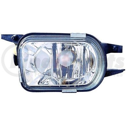 440-2012L-AQ by DEPO - Fog Light, LH, Chrome Housing, Clear Lens, Round