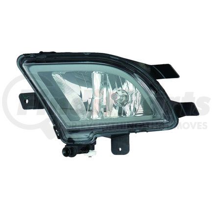 441-2060R-AQ by DEPO - Fog Light, RH, Black Housing, Clear Lens