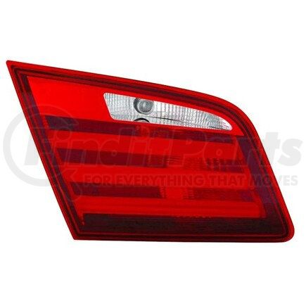 444-1326L-UQ by DEPO - Tail Light, LH, Inner, Trunk Lid Mounted, Chrome Housing, Red/Clear Lens, Fiber Optic, LED