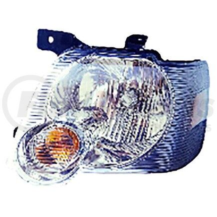 K30-1131L-AS by DEPO - Headlight, LH, Chrome Housing, Clear Lens