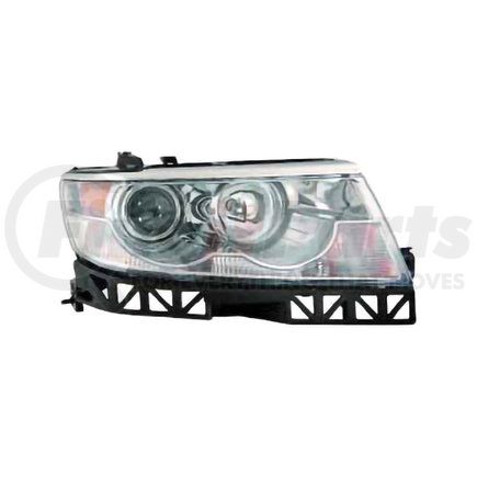 K31-11A1R-AS7 by DEPO - Headlight, RH, Chrome Housing, Clear Lens, with Projector