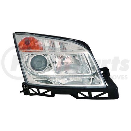 K31-11A3R-AC by DEPO - Headlight, RH, Chrome Housing, Clear Lens, with Projector, CAPA Certified
