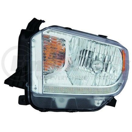 312-11D8LMACMN by DEPO - Headlight, LH, Assembly, Halogen, LED Daytime Running Lights, Composite