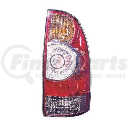 312-1995R-AC by DEPO - Tail Light, RH, Assembly, with Wiring Harness, Clear Center Lens