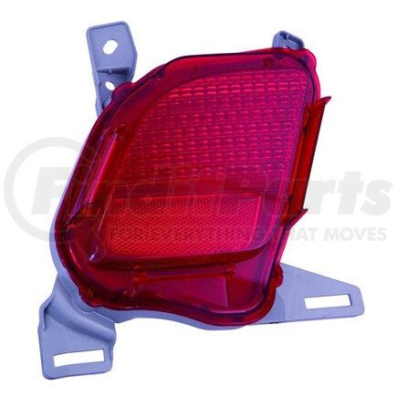 312-2905L-UC by DEPO - Bumper Reflector, Rear, LH