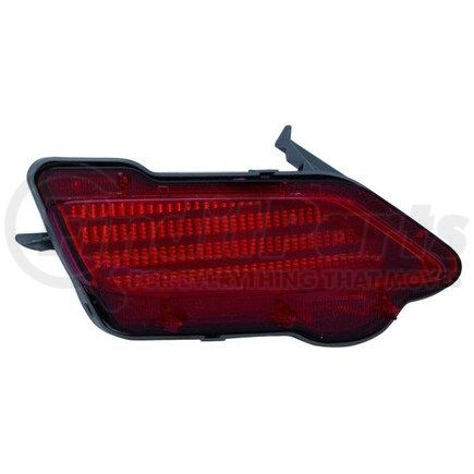 312-2906L-UC by DEPO - Bumper Reflector, Rear, LH