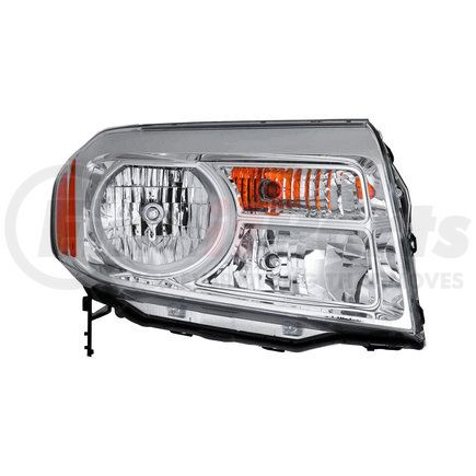 317-1166R-AC by DEPO - Headlight, RH, Chrome Housing, Clear Lens, CAPA Certified, for 2012-2015 Honda Pilot