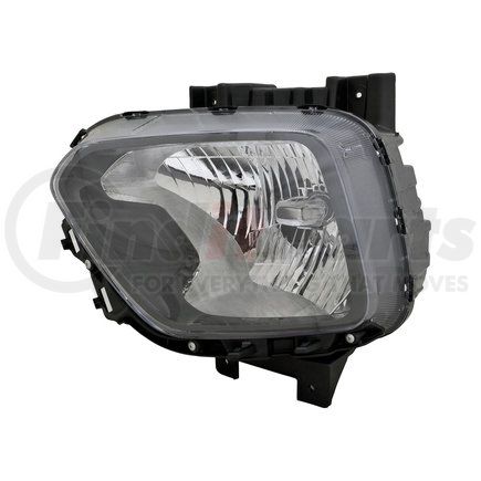 323-1168L-AS2 by DEPO - Headlight, LH, Black Housing, Clear Lens, for 2020-2022 Kia Soul