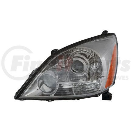 324-1110L-UC7 by DEPO - Headlight, LH, Chrome Housing, Smoke Lens, with Projector, for 2005-2009 Lexus GX