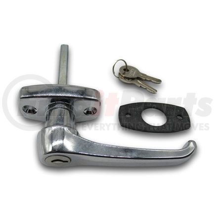 142329 by CAPACITY - Rear Exterior Door Handle, Chrome, with Key Hole