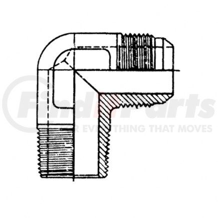 DDE 23505039 by DETROIT DIESEL - Elbow