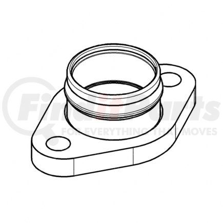 DDE A4720180044 by DETROIT DIESEL - Connecting Flange