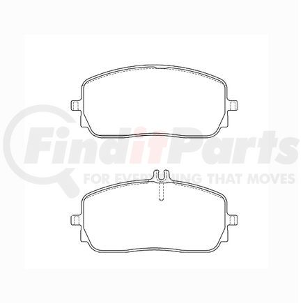 355039011 by HELLA - Disc Brake Pad Set