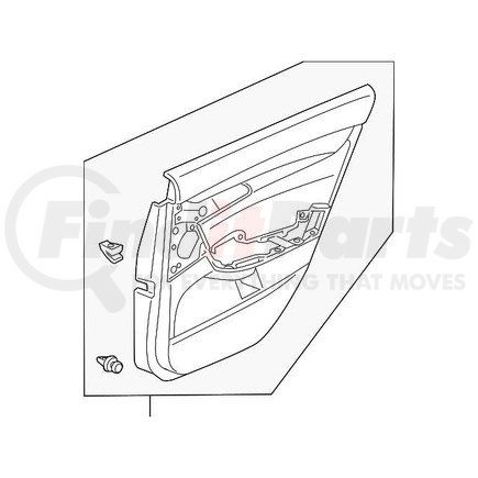 83751-TK4-A13ZE by HONDA - Lng, L. Rr. (Typee)