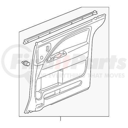 83752-SHJ-A32ZA by HONDA - Lining, L. *G64L*