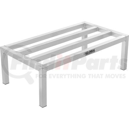 799143 by GLOBAL INDUSTRIAL - Aluminum Dunnage Rack 24"W x 18"D x 12"H