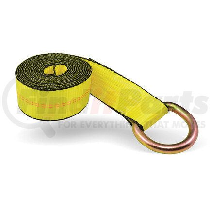 CC2808CDR by QUALITY CHAIN - 2" x 8' Lasso Strap, with Circle D-Ring (Wraps Around Tire)