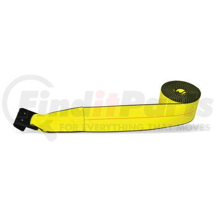 CC4275FH by QUALITY CHAIN - Winch Strap, 4" x 27', with Flat Hook