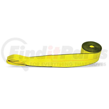 CC4275SL by QUALITY CHAIN - Winch Strap, 4" x 27', with Sewn Loop