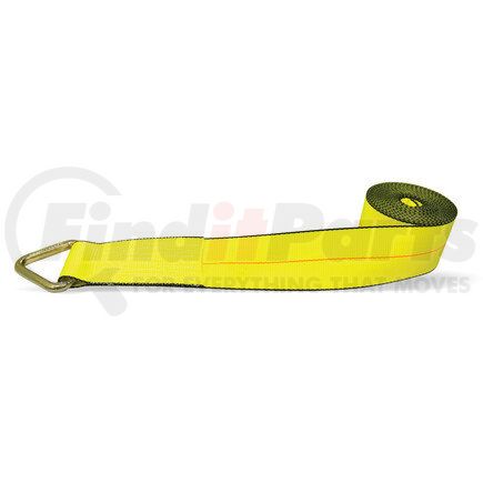 CC4275VR by QUALITY CHAIN - Winch Strap, 4" x 27', with V-Ring