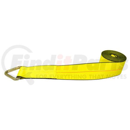 CC4205VR by QUALITY CHAIN - Winch Strap, 4" x 20', with V-Ring